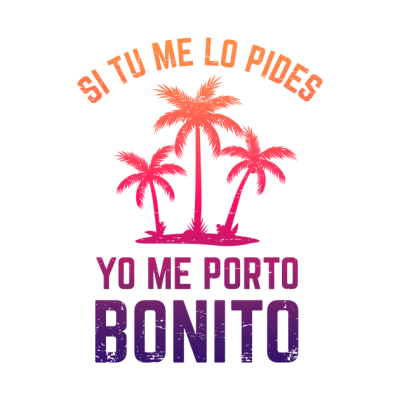 Si Tu Me Lo Pides Yo Me Porto Bonito Purple Design Tapestry Official Bad Bunny Merch