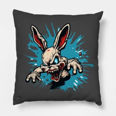 Bad Bunny Throw Pillow Official Bad Bunny Merch