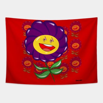 J Balvin Colores Reggaeton Sunflower Ecopop Tapestry Official Bad Bunny Merch