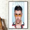 Bad Bunny The Fader Poster 1 Poster - Bad Bunny Store
