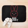 Bad Bunny Black & White Bath Mat Official Bad Bunny Merch