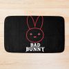 Bad Bunny Black & White Bath Mat Official Bad Bunny Merch