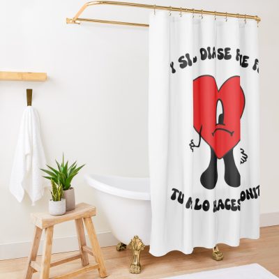 A Summer Without You Shower Curtain Official Bad Bunny Merch